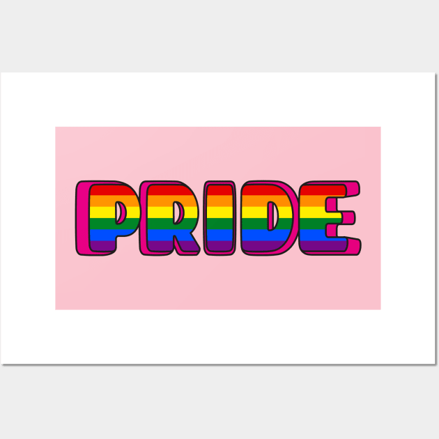 Pride rainbow Wall Art by Laura Vasi